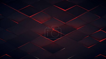 Foto de Fondo de concepto geométrico abstracto de formas de diamantes de azulejos con luz de fondo, cgi ilustración fondo de pantalla de escritorio - Imagen libre de derechos
