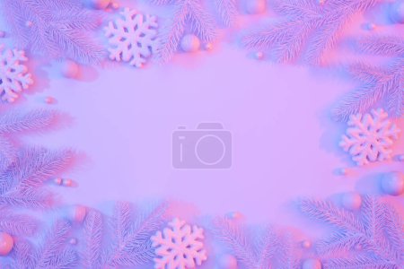 Photo for Light Christmas or New Year Background - Royalty Free Image