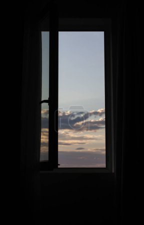 Photo for Sky view trough the window - Royalty Free Image