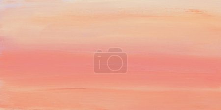Photo for Abstract acrylic and watercolor smear blot painting wall. Pink  Color canvas copy space texture horizontal background. - Royalty Free Image
