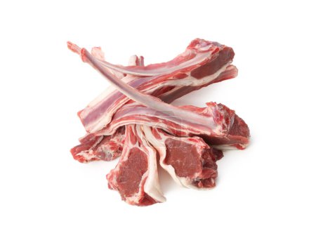 Photo for Raw lamb meat on light background - Royalty Free Image