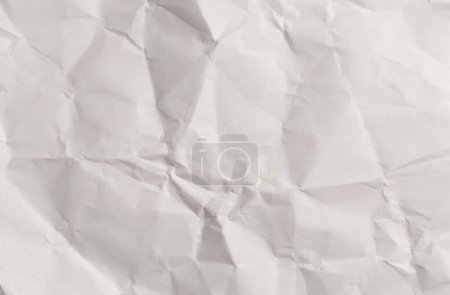 Crumpled torn craft paper blank texture copy space background.