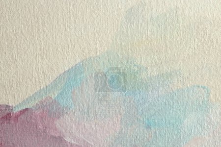 Foto de Arte Moderno suave óleo y acrílico mancha pintura lienzo pared. Textura abstracta color pastel mancha pincelada fondo. - Imagen libre de derechos