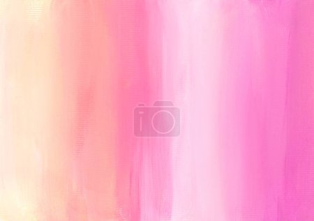 Foto de Abstracto acrílico y la pared de pintura de manchas de aceite. Rosa y Beige Color lienzo copia espacio textura horizontal fondo. - Imagen libre de derechos