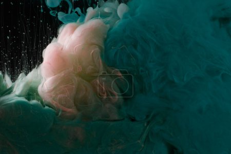 Photo for Abstract smoke background. Ink colors blot in water. - Royalty Free Image
