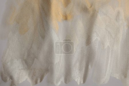 Photo for Soft wet watercolor paper texture light and shadow painting paper. Abstract nacre marble copy space background. - Royalty Free Image
