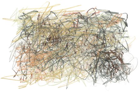 Foto de Hand drawn scrawl sketch line chaos doodle pattern. Pen, pencil, crayon, pastel,  texture ink art abstract background - Imagen libre de derechos