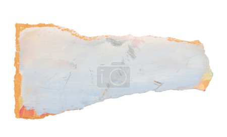 Téléchargez les photos : Vieux morceaux vides déchirés texture carton papier sur fond blanc. - en image libre de droit