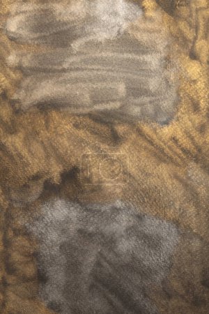 Téléchargez les photos : Texture du papier brillant peinture grain paillettes blot mur. Abstrait or, nacre et beige marbre tache copie espace fond. - en image libre de droit