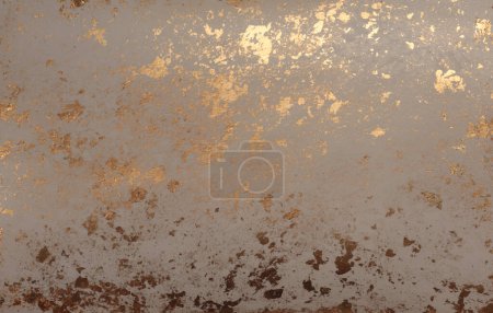 Téléchargez les photos : Papier texture peinture scintillant brillant buvard mur. Abstrait or, nacre et beige tache copie espace fond. - en image libre de droit