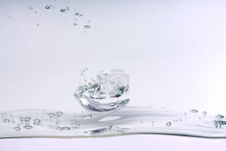Photo for Drops in water. Nature background. - Royalty Free Image