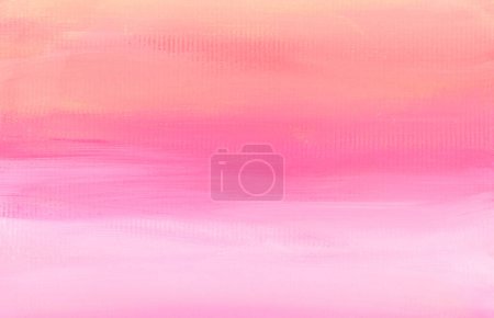 Photo for Abstract acrylic and oil smear blot painting wall. Pink and Beige Color canvas copy space texture background. - Royalty Free Image