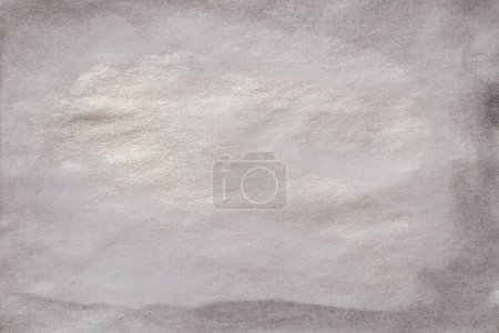 Photo for Beige and nacre silver watercolor painting paper empty wall. Abstract texture copy space neutral grunge background. - Royalty Free Image