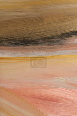 Foto de Arte abstracto acrílico y pintura al óleo blot pared de lona. Color relieve pincelada frotis textura fondo. - Imagen libre de derechos