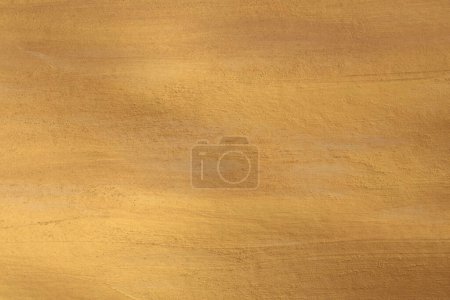 Foto de Arte abstracto acrílico y pintura al óleo blot pared de lona. Color oro relieve grano pincelada frotis textura fondo. - Imagen libre de derechos