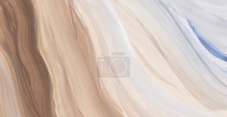 Foto de Arte Acuarela y acrílico dibujado a mano pintura de manchas de onda. Textura abstracta neutra beige pastel color mancha fondo. - Imagen libre de derechos