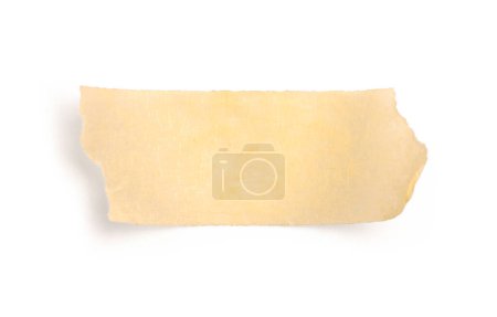 Téléchargez les photos : Ruban adhésif en papier blanc ombre claire sur blanc. - en image libre de droit