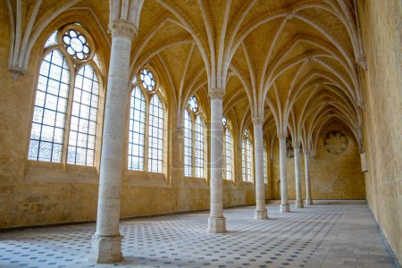 Foto de Soissons, Picardía, Francia - abadía del interior de Saint Jean des Vignes - Imagen libre de derechos
