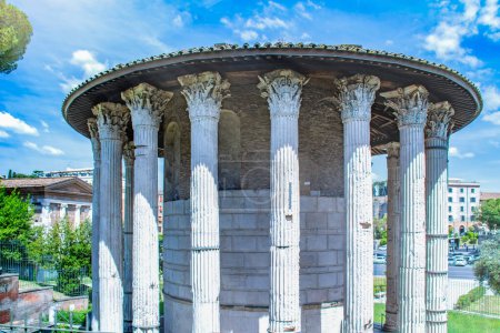 Rom, Italien - der antike Tempel des Herkules Victor