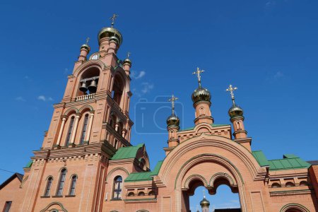 Photo for Holy Intercession Monastery, Goloseevsky Hermitage - skete of Kyiv-Pechersk Lavra, located in forest in south of Kyiv city, Ukraine. Place of monastic deeds - Royalty Free Image