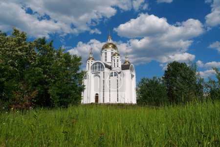 Photo for Church of St. Andrew Pyervozvannoho and All Saints in Bucha town, Kyiv Region, Ukraine - Royalty Free Image