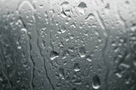 Photo for Raindrops on the window glass - Royalty Free Image