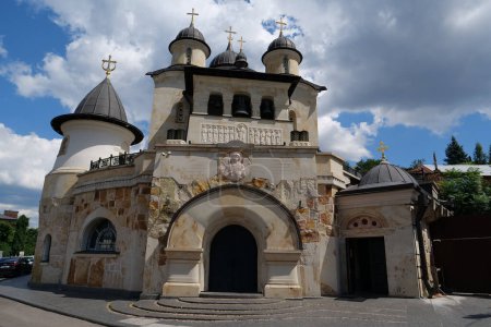 Photo for Zverinets Caves and Archangel Mykhail Monastery in the historical area Zverinets in Kyiv city, Ukraine. Caves of monastery are an archeological monument of national importance - Royalty Free Image