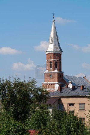 Photo for Saint Ignatius Loyola Roman catholic church in Kolomyia town, western Ukraine - Royalty Free Image