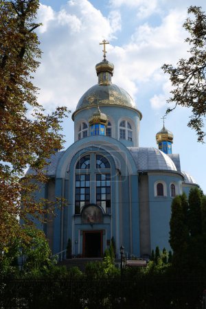 Photo for Nicholas Assumption Cathedral in western Ukrainian city of Kolomyia, Ivano-Frankivska Oblast - Royalty Free Image