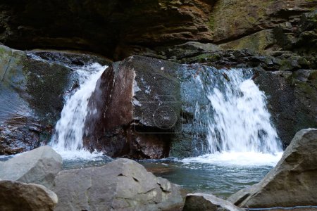 Photo for Beautiful little waterfall in the mountain - Royalty Free Image