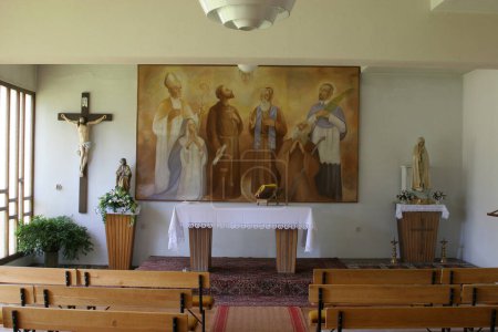 Foto de Santos y mártires croatas, Santuario Nacional de San José en Karlovac, Croacia - Imagen libre de derechos
