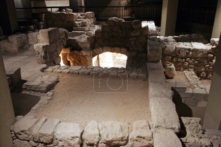 Photo for Archaeological Museum Wohl, excavations, 1st century, Jewish historic centre, Hurva Square, Jerusalem, Israel - Royalty Free Image