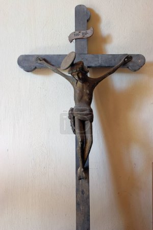 Jésus sur la croix, Eglise Notre-Dame de la Santé à Jadruhi, Croatie