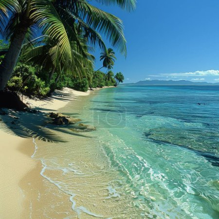 Foto de Fijian Sulu, paraíso insular, playas de Fiji, belleza serena. - Imagen libre de derechos