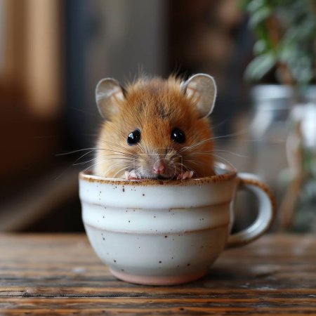 Rodent Ruse, April Fool's Fake Mouse Under Cup Gag, Comedy Ensues.