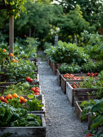Gardening blog showcases vibrant vegetable gardens, eco-friendly tips, and a wellness-focused lifestyle.