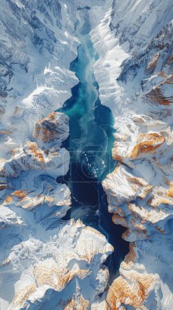 Téléchargez les photos : Des images satellites comparant la taille des glaciers au fil des décennies fournissent des preuves visuelles de la fonte des glaciers. - en image libre de droit