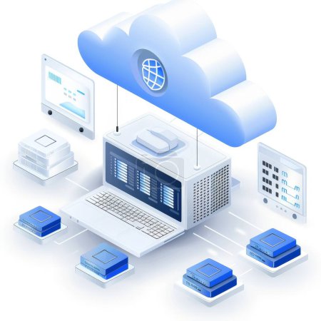 Fortschrittliches Cloud-Setup priorisiert High-Speed-Konnektivität und starkes Datenmanagement für robuste Infrastruktur