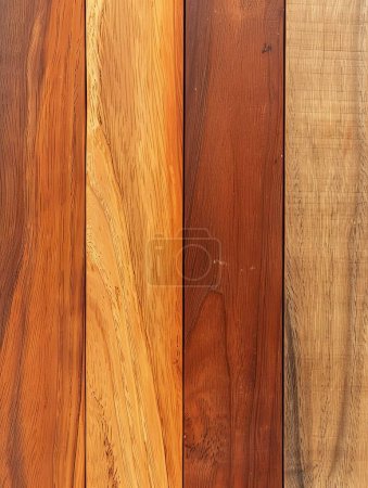 Photo for Explore the intricate grain patterns in hardwood and softwood planks for a rich visual experience - Royalty Free Image