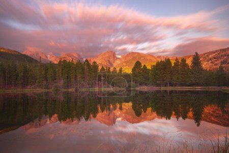 Photo for Sprague Lake Sunrise in Rocky Mountain National Park - Royalty Free Image