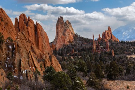 Photo for Classic View of Garden of the Gods Overlook Colorado - Royalty Free Image
