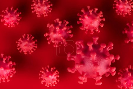 Téléchargez les photos : Gros plan sur le virus, concept de coronavirus - en image libre de droit