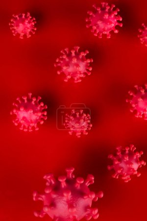 Foto de Primer plano del virus, concepto de coronavirus - Imagen libre de derechos