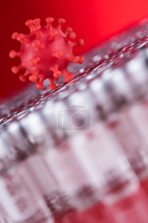 Photo for Ampoules with covid 19 vaccine - Royalty Free Image