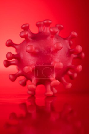 Photo for Corona virus, SARS pandemic background - Royalty Free Image