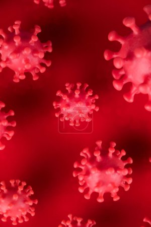 Foto de Primer plano del virus, concepto de coronavirus - Imagen libre de derechos