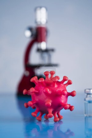 Photo for Pandemic medical health, Virus background - Royalty Free Image