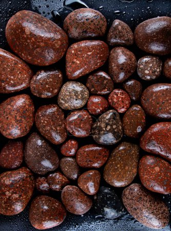 Téléchargez les photos : Fond de pierres noires - en image libre de droit