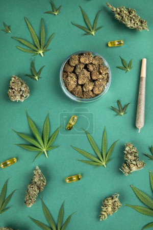 Photo for Cannabis, marijuana and medical products - Royalty Free Image