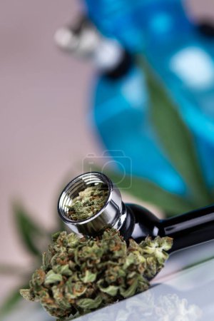 Téléchargez les photos : Marijuana médicale et huile de cbd - en image libre de droit